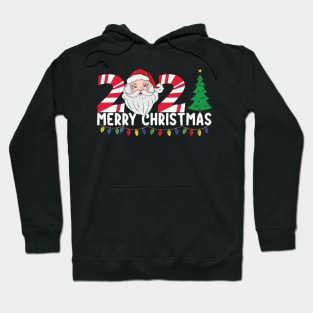 Matching Family Christmas 2021 Santa Tree Hoodie